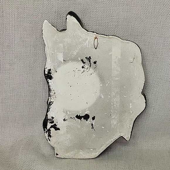 Pair Black Stallion Horse Wall Plaques Chalkware Plaster Miller Studios 1964 - Picture 10 of 11